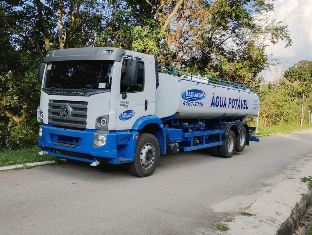 Caminhão Pipa em Barueri SP - Entrega de Água Potável - Baruágua