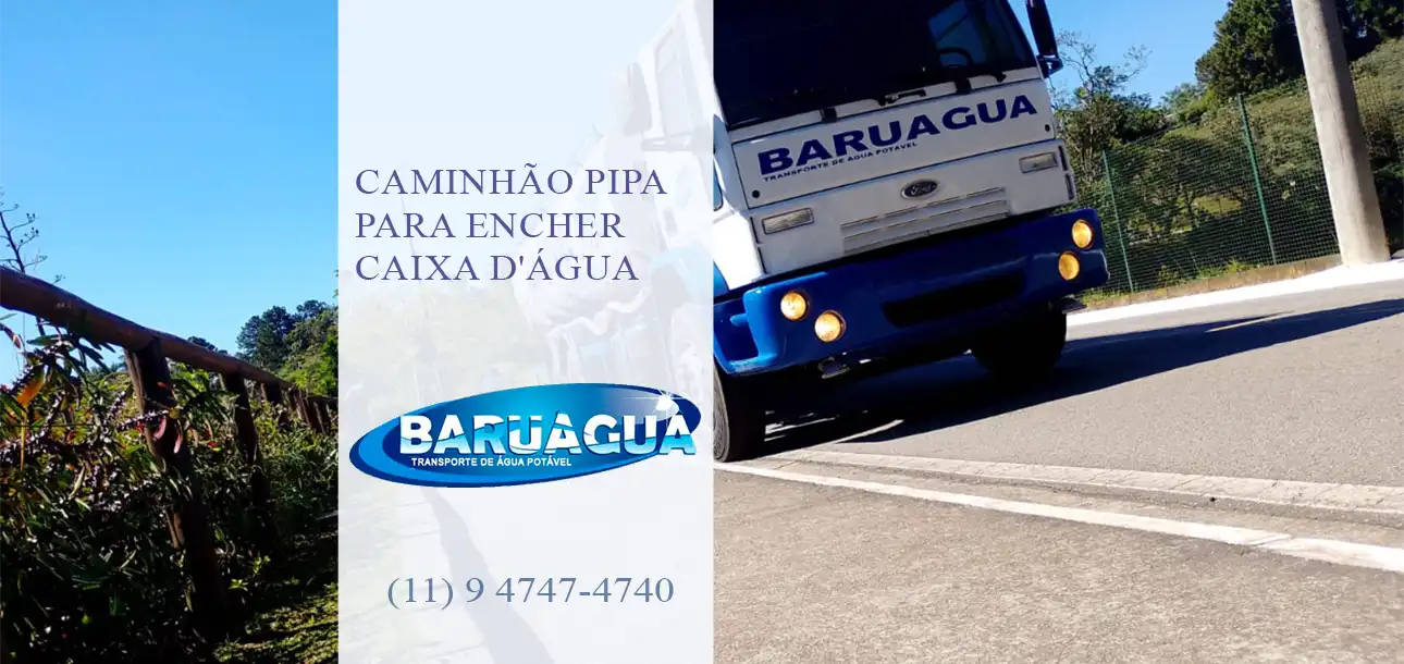 Caminhão Pipa para Caixa d'Água